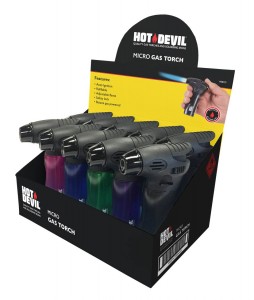 HOT DEVIL MICRO GAS TORCH DISPLAY OF 10