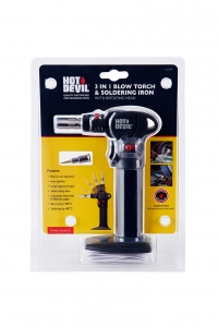 HOT DEVIL 3 IN 1 SOLDERING IRON WITH ROTATING HEAD