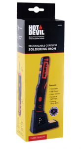 HOT DEVIL SOLDERING IRON RECHARGEABLE*