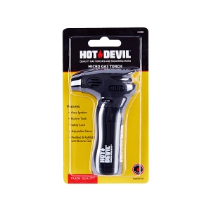 HOT DEVIL MICRO GAS TORCH Blister DISPLAY OF 10