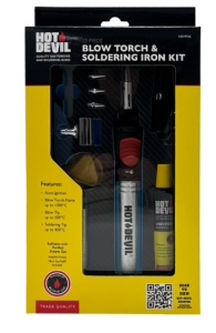 HOT DEVIL 12pc SOLDERING IRON TORCH KIT